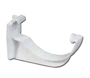 Floplast 112mm Half Round Fascia Bracket White RK1