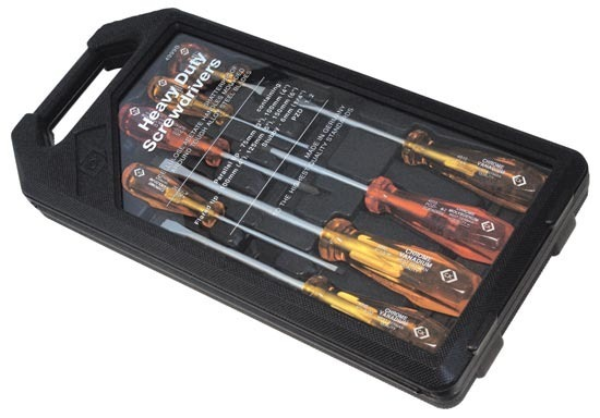 CK HD Classic Screwdriver Slotted & PZD Set of 8