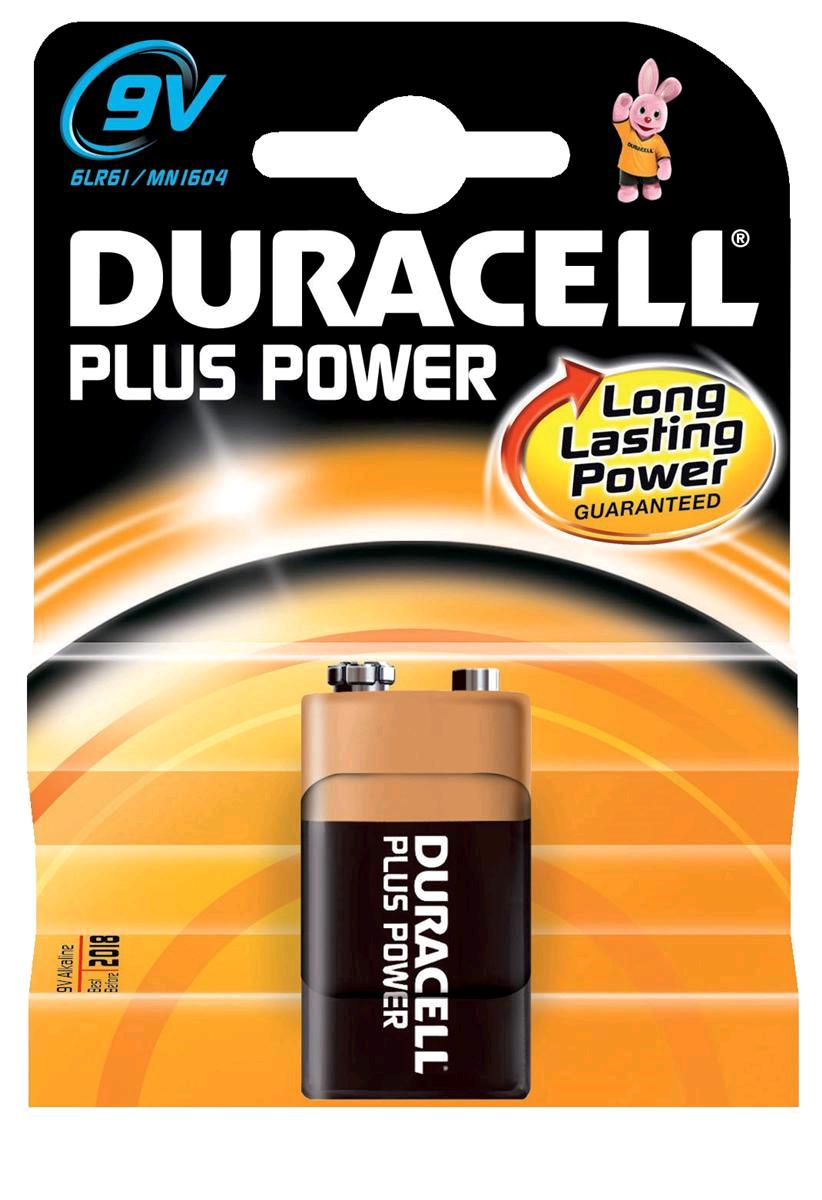 Duracell S18717 Battery 9Volt Alkaline Plus 
