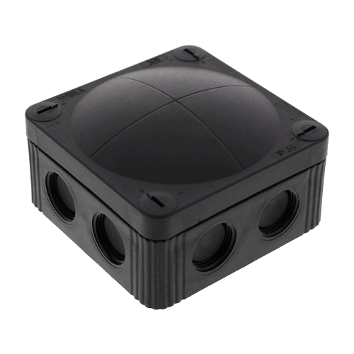 Wiska Box 85 x 85 x 51mm IP66 Black