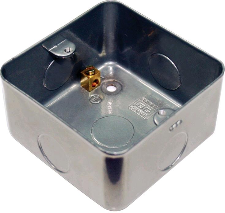 BG Metal Clad 1gang Back Box