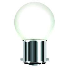 Lamp Golf Ball BC LED White 