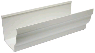 Niagara 110mm Square Gutter 4mtr White