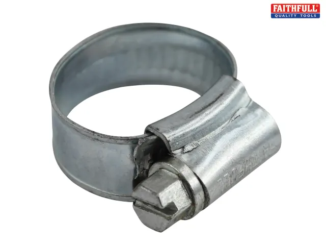 Faithfull 1 Hose/Jubilee Clip - Zinc MSZP 16 - 22mm 