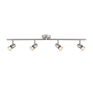 Saxby Palermo 4 Light GU10 Spot Satin Chrome 