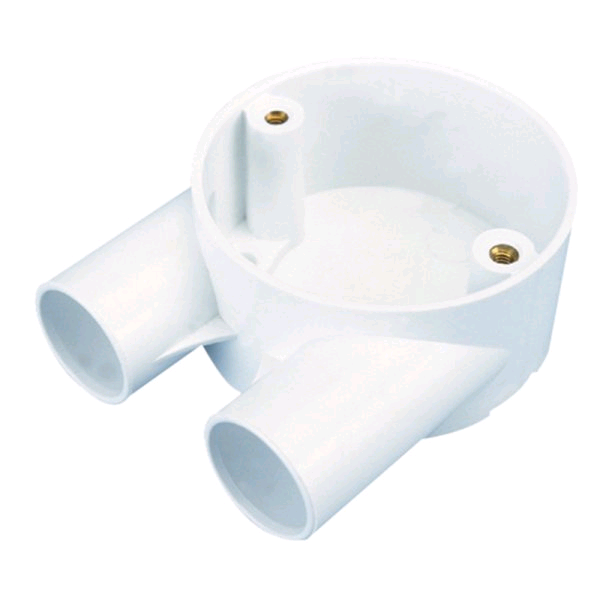 Falcon Conduit "U" Box 20mm White