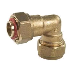 Copper Bent Tap Connector 15mm x 1/2" Compression 