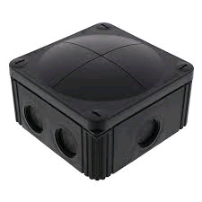 Wiska Box 110 x 110 x 66mm IP66 Black 10061779