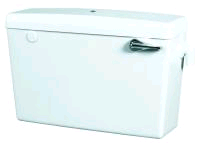 Concord Low Level Slimline Plastic Cistern Bottom Entry White
