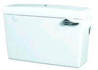 Concord Low Level Slimline Plastic Cistern Bottom Entry Whi