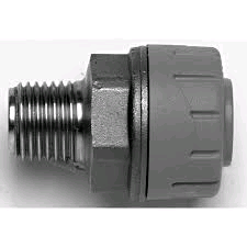 Polypipe PolyPlumb Male BSP Adaptor 28mm x 1
