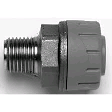 Polypipe PolyPlumb Male BSP Adaptor 28mm x 1" 