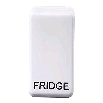 BG Grid Rocker Switch FRIDGE White