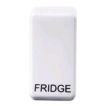 BG Grid Rocker Switch FRIDGE White 