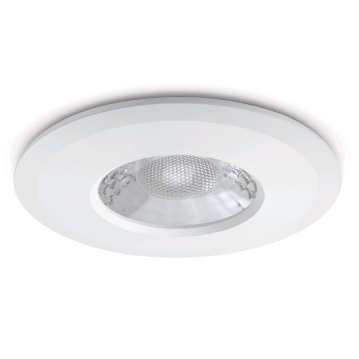 JCC Downlight White c/w GU10 Lamp