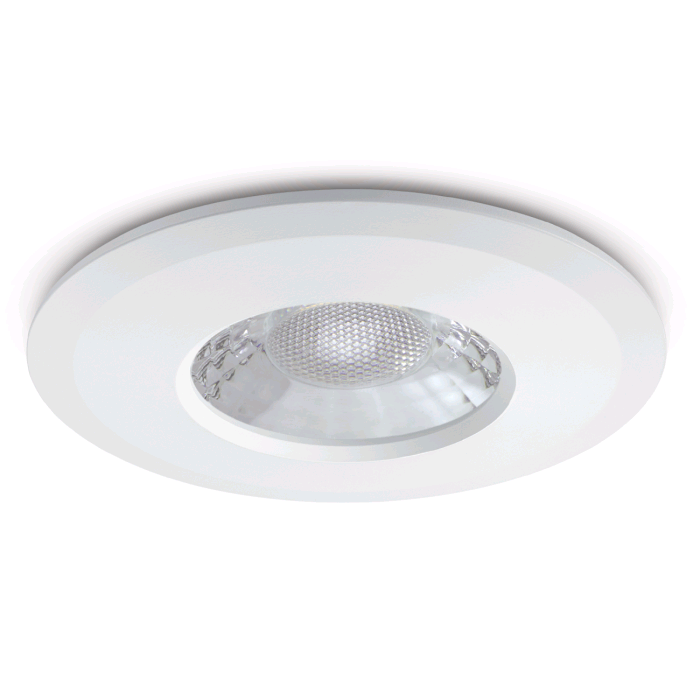 JCC Downlight White c/w GU10 Lamp 