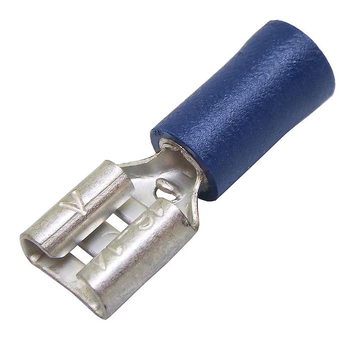 Niglon Blue Insulated Push on Female Crimp (Pack 100) 