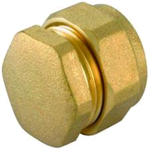 Copper End Cap (Stop End) 15mm Compression