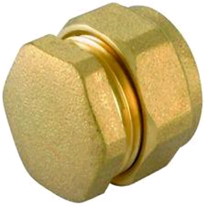 Copper End Cap (Stop End) 15mm Compression 