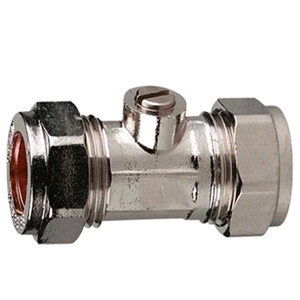 Copper Isolating Valve 15mm (Chrome)
