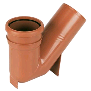 Underground Universal Gully Trap D500 Terracotta SOIL 