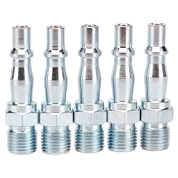 Draper 1/4in BSP Male Coupling Screw Adaptors 5pk
