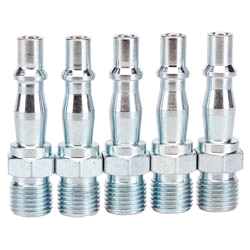 Draper 1/4in BSP Male Coupling Screw Adaptors 5pk 