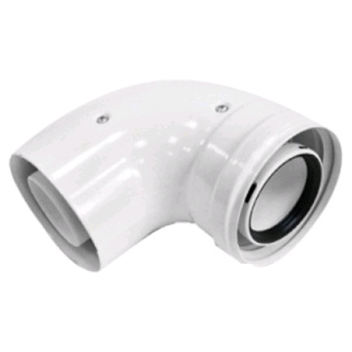 Viessmann 45deg Flue Elbow 60 - 100mm 