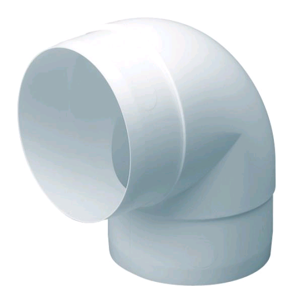 Manrose Round Pipe 90deg Bend 5in/120mm 