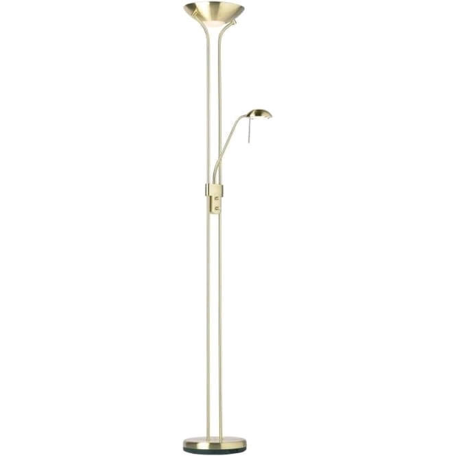 Endon Rome Mother & Child Floor Standing Lamp Antique 