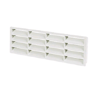 Manrose Horizontal Louvre c/w Internal Damper 150mm x 70mm