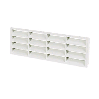 Manrose Horizontal Louvre c/w Internal Damper 150mm x 70mm 