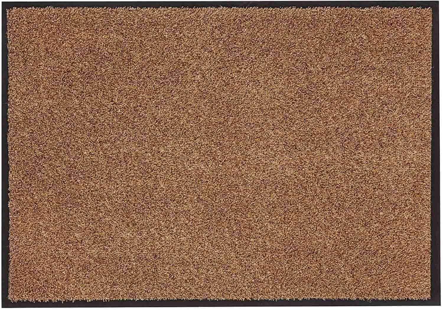 Dandy Washamat Doormat 80 x 50cm Caramel William Armes Cotton with Vinyl/Rubber Backing 