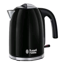 Russell Hobbs Colour Plus Black Kettle 1.7ltr 3Kw 