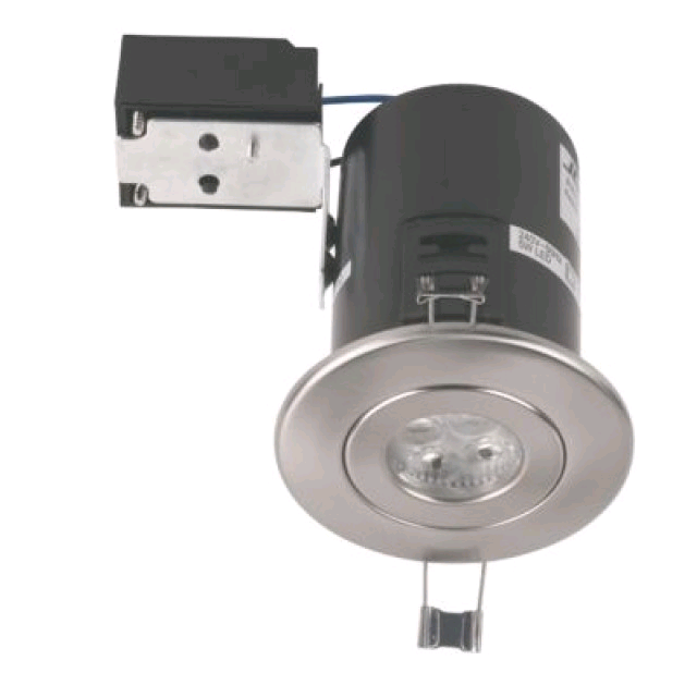 JCC Fireguard Plus IP20 LED 5W Downlight Brushed Nickel