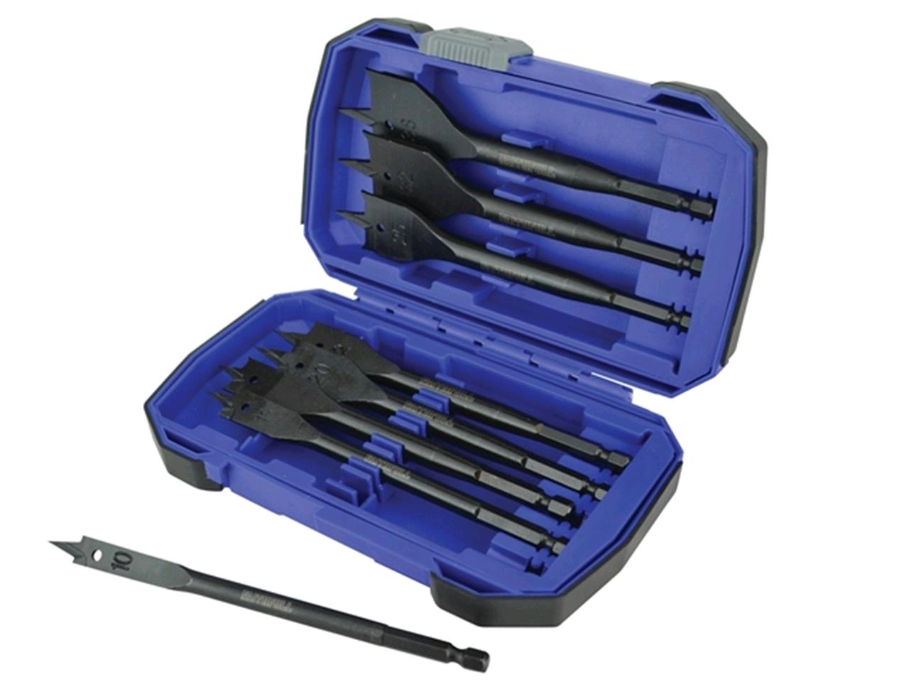 Faithfull 8 Piece Flat Bit Set 