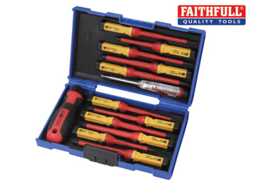 Faithfull 13 Piece VDE Screwdriver Set 