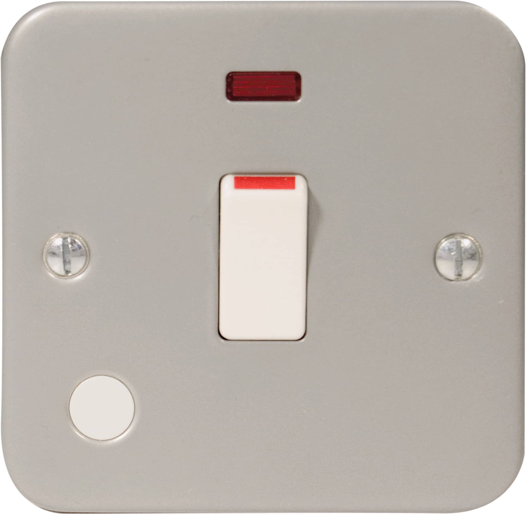 BG Metal Clad 20a DP & Neon Switch c/w Flex Outlet 