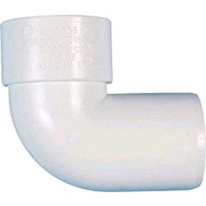 Floplast Wasterpipe Spigot Bend 50mm Solvent Weld 