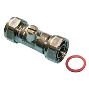 Chrome Straight Service Valve 15mm 