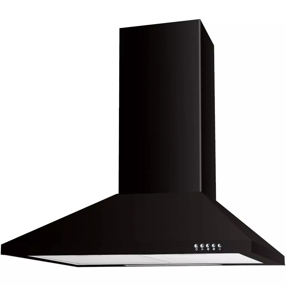 Culina UBSCH60BK 60cm Chimney Cooker Hood in Black