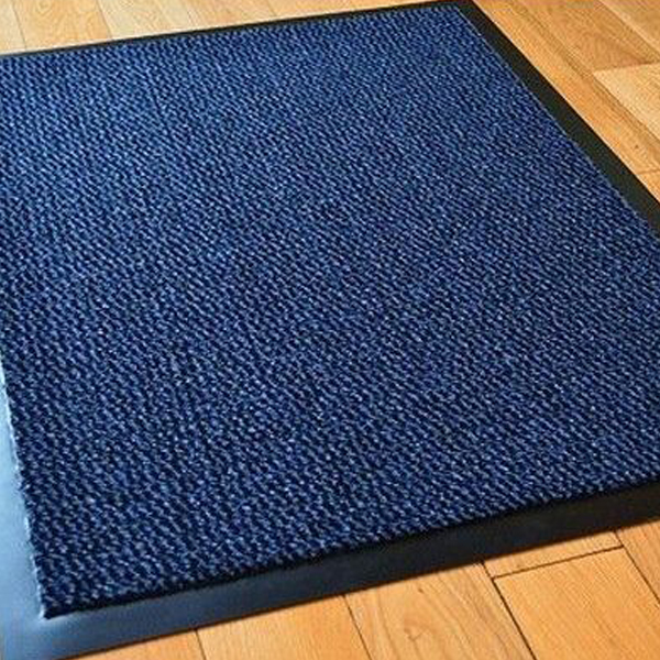 Dandy Trend Makers BLUE Hardwearing Heavy Duty  PVC Edge Pile Top Rubber Barrier Entrance Door Kitchen Utility Dust Floor Mats Rugs 180 X 120CM