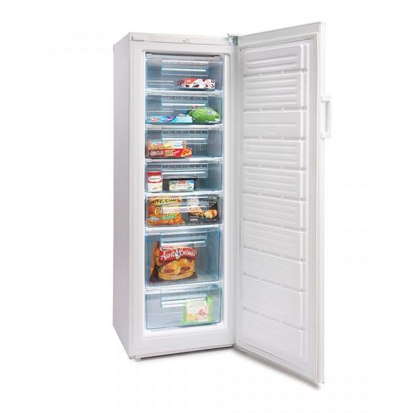Iceking RZ245WE Tall Manual Defrost Upright Freezer 225Litre 170cm Tall 60cm Width 