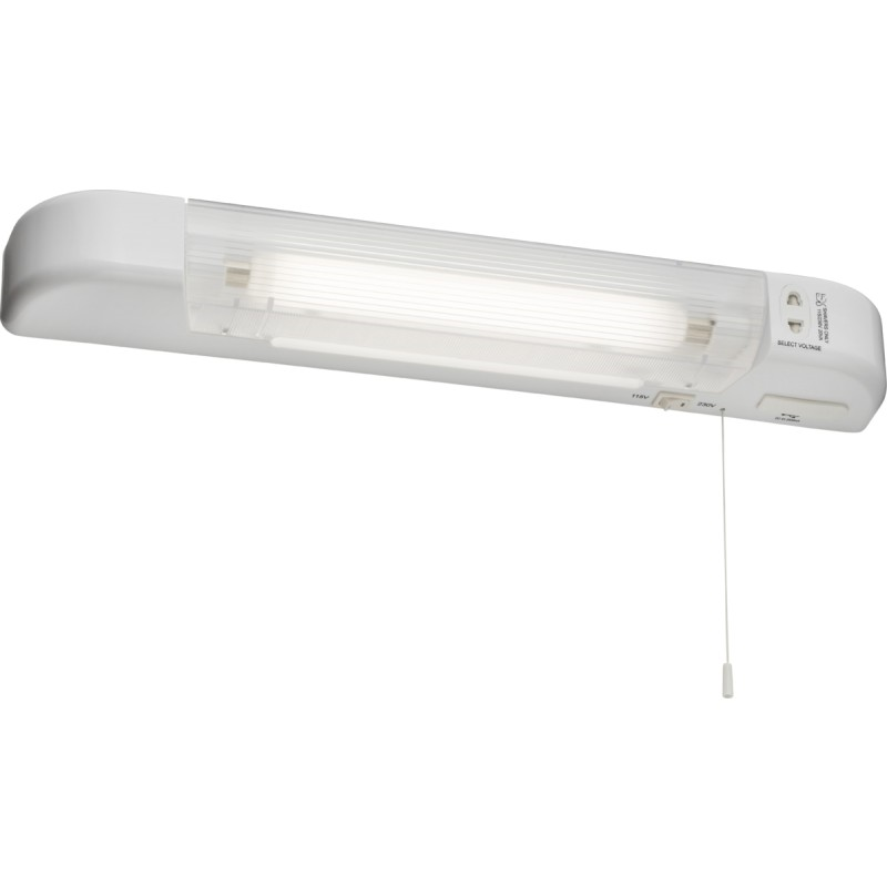 Knightsbridge 6W LED Shaver Light & Dual USB Charger White 