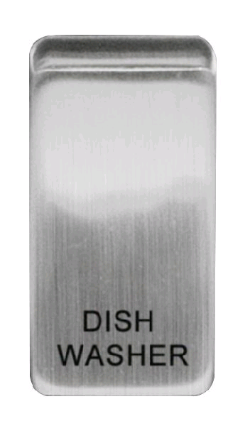 BG Grid Switch DISHWASHER Brushed Steel