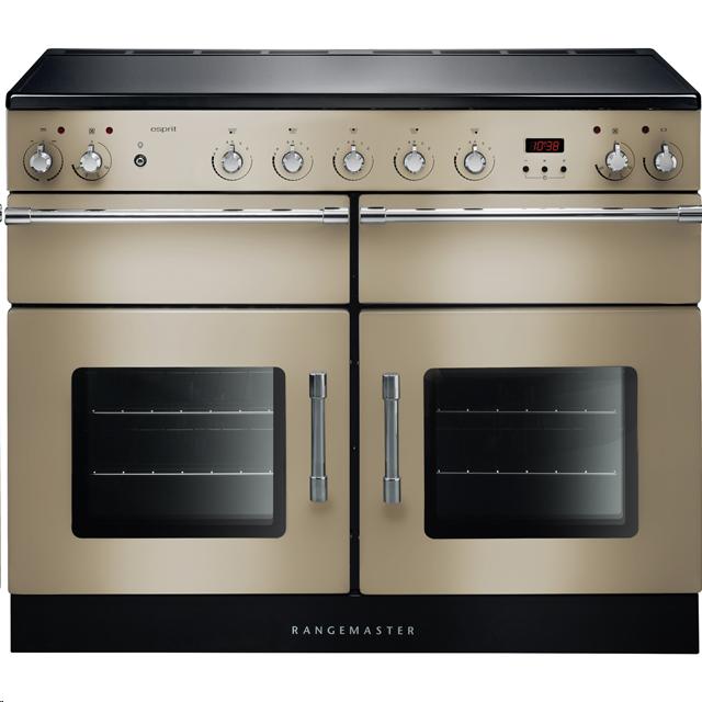 Rangemaster Esprit 110cm Electric Range Cooker Induction Hob Cream/Chrome