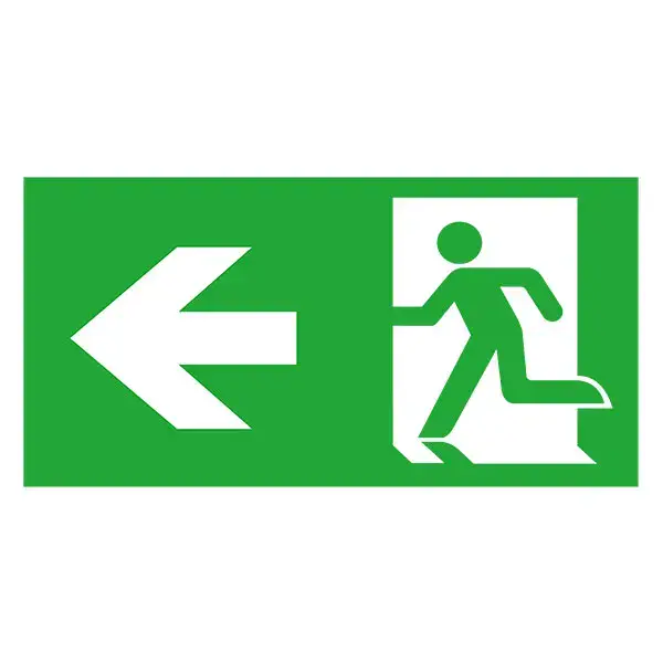 Bell LED Exit Box Left/Right Legend