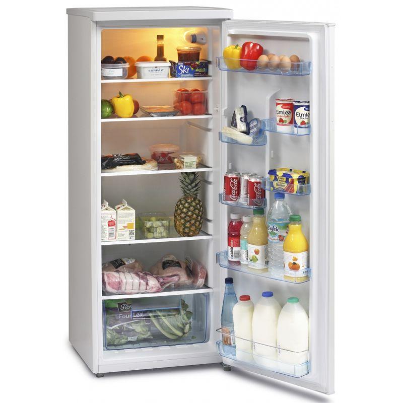 Iceking RL253WE 245ltr Tall Larder Fridge Class F Auto Defrost White H1430 x W550 x D580 mm