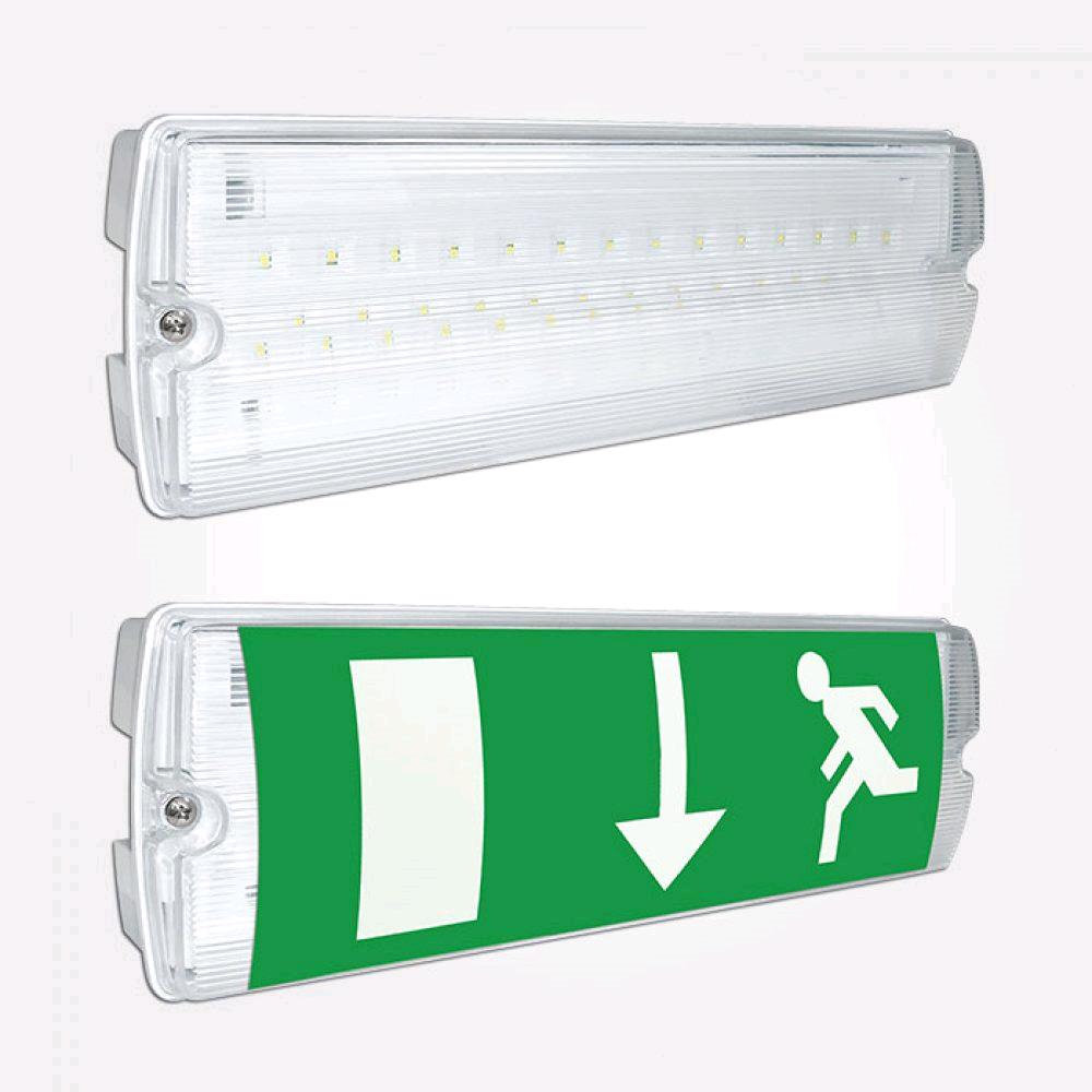 Eterna LED Maintained Emergency Bulkhead 