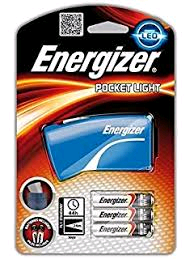 Energizer LED Pocket Torch Includes 3 x AAA Batteries S4786